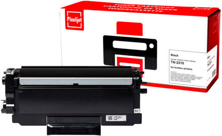 Pixeljet Brother Tn-2210 Toner Cartridge - Zwart