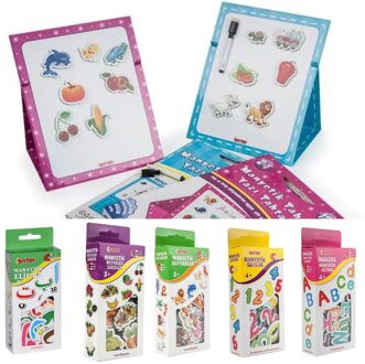 Pİyatoys 6 Li Manyetİk Fİgür En Schrijven Tahtali Set