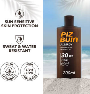 Piz Buin Zonnebrandcrème Piz Buin Allergy Sun Sensitive Lotion SPF30 200 ml