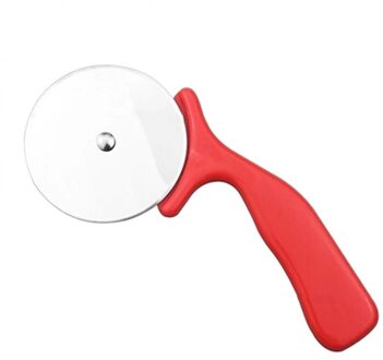 Pizza Cutter Rvs Wielen Schaar Ronde Houten Handvat Handig En Praktisch Pizza Cutter Thuis Keuken Pizza Tool