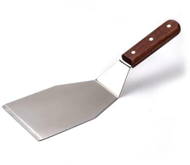 Pizza Peels Hand Grijpen Cake Tool Roestvrijstalen Spatel Ijzeren Plaat Steak Schop Houten Handvat Grote Maat Schop