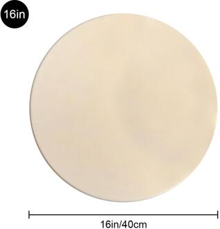 Pizza Steen Ronde Corderiet Pizza Pan Koken Bakken Steen Voor Outdoor Barbecue, Magnetron, Elektrische Oven, gegrilde Steak 16 in