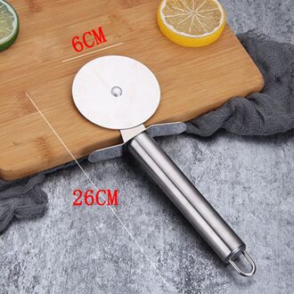 Pizzasnijder Enkele Roller Pizza Mes Cutter Gebak Pasta Deeg Crimper Keuken Pizza Gereedschap