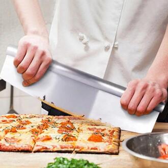 Pizzasnijder Thuis Kantine Keuken Party Gebak Rocker Blade Rocking Pizza Cutter Keuken Accessoires