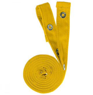 Pizzone klassieke schort riemen set Geel - One size