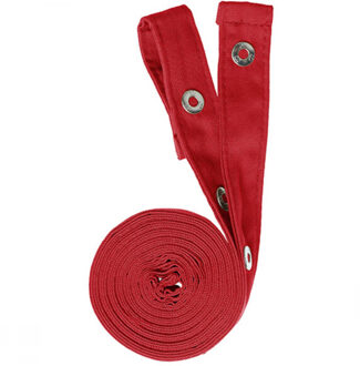 Pizzone klassieke schort riemen set Rood - One size