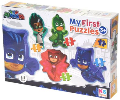 PJM10304 PJMASKS MY FIRST PUZZLES 4 IN 1