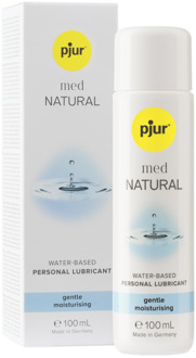 pjur Med Natural - Waterbased Lubricant Gentle Moisturising - 3.4 fl oz / 100 ml