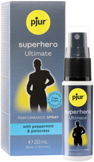 pjur Superhero Ultimate - Performance Spray for Men - 0.7 fl oz / 20 ml
