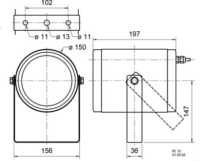 PL 13 PA-plafondluidspreker 30 W 100 V Wit 1 stuk(s)