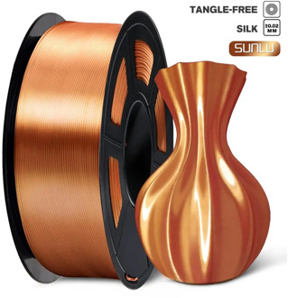 PLA Filament 1kg Silk Texture 1.75mm Red Copper High Toughness Eco-friendly FDM 3D Printer Printing Material Tolerance 0.02mm