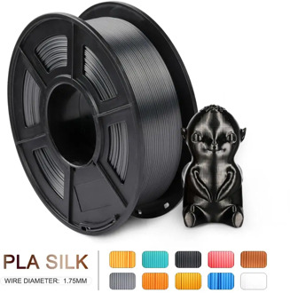 PLA SILK Filament 1.75MM SIlk PLA 3D Printer Filament 1kg/2.2 lbs Silk Texture Plastic PLA 3D Printing Materials Fast Shipping.