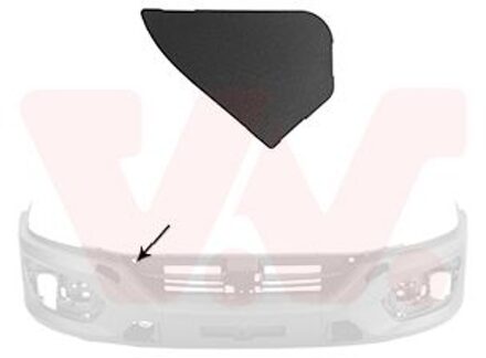 Plaat, bumper 2818586