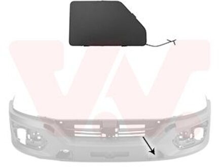 Plaat, bumper 2818587