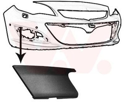 Plaat, bumper 3753492