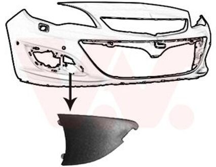 Plaat, bumper 3753494