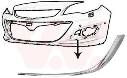 Plaat, bumper 3753597