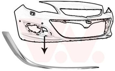 Plaat, bumper 3753598