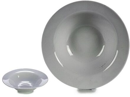 Plaat Wit Porselein (Ø 23 Cm)