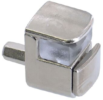 Plaatdrager - Vernikkeld Metaal - 5 Mm - 8 Stuks