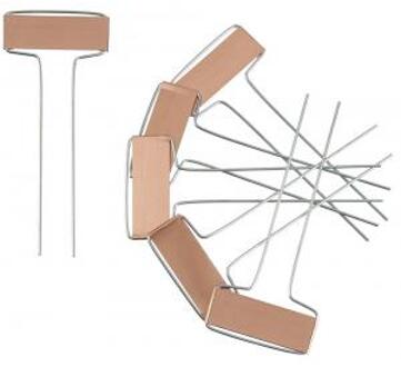 Plaatetiketten Koper - Kweekbenodigdheden - 0.2x6.5x16 cm Koper 6 stuks