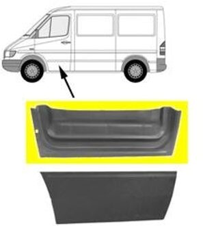 PLAATWERKDEEL Bodemplaat VOOR deur L