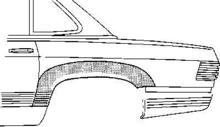 Plaatwerkdeel C.107 71-.wielschlinks Achter