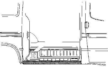 Plaatwerkdeel D Transit'86-.paneelplaat