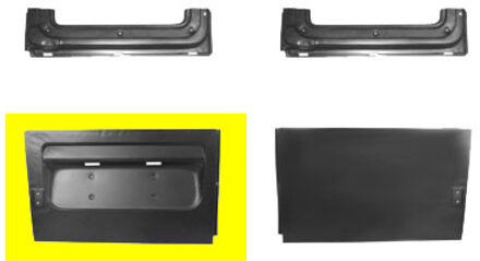 PLAATWERKDEEL Deurpaneel Achter L