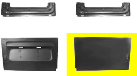 PLAATWERKDEEL Deurpaneel Achter R