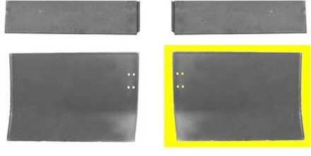 PLAATWERKDEEL Deurpaneel Achter R