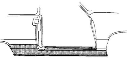 Plaatwerkdeel Dorpel 3d R