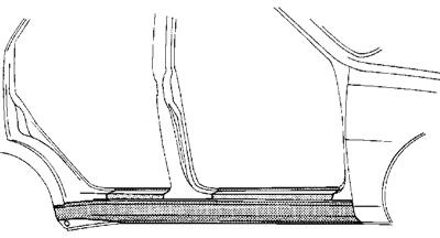 Plaatwerkdeel Dorpel 5d R