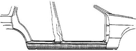 Plaatwerkdeel Dorpel R