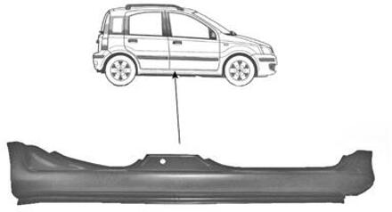 Plaatwerkdeel Dorpel