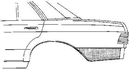 Plaatwerkdeel Edes 123 76-. Ar Schermpl
