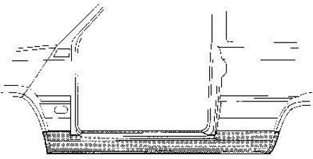 Plaatwerkdeel Iat Panda 80-.dorpel 2 Dr