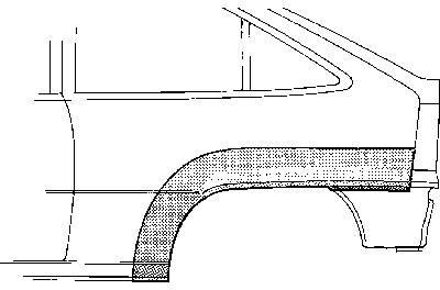 Plaatwerkdeel Kadett E 84- Wlschrmr Ach