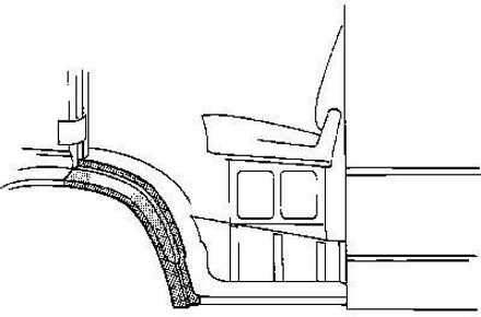 Plaatwerkdeel Mercedes L207d 407d.wlschermr