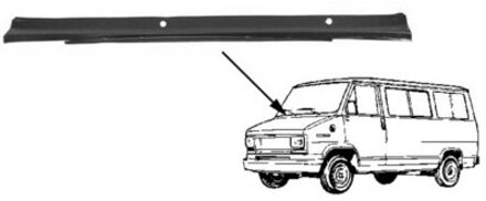 PLAATWERKDEEL Plaat onder VOOR ruit