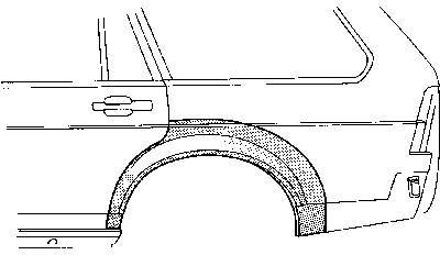 Plaatwerkdeel S/sant 80-88 Wlschrmr Ach