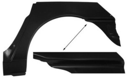 PLAATWERKDEEL Wielrand Achter L