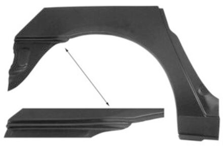 PLAATWERKDEEL Wielrand Achter R