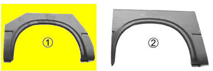 PLAATWERKDEEL Wielrand Lange Wielbas. D