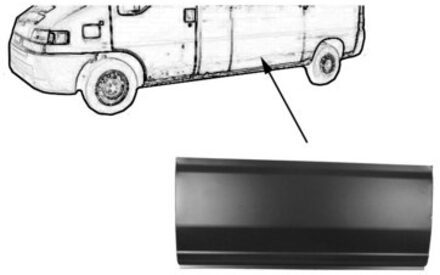 PLAATWERKDEEL Zijpaneel LWB Achter