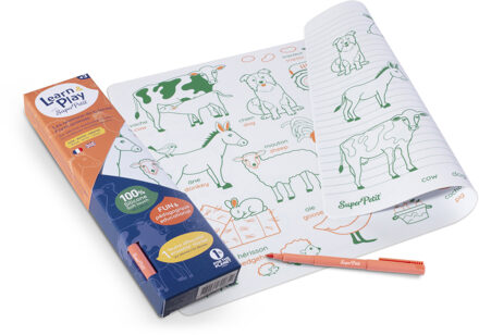 Placemat Boerderijdieren | SuperPetit