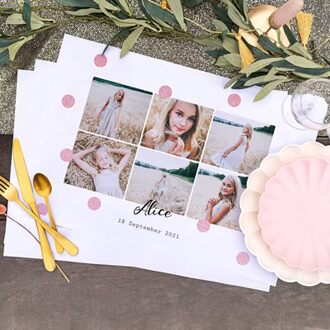 Placemat boog - set van 24