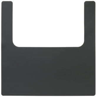 Placemat - voor IKEA Kinderstoel - Antraciet - Hygiënisch & Duurzaam Antraciet / Grijs