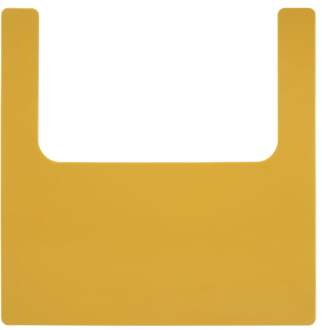 Placemat - voor IKEA Kinderstoel - Mosterdgeel - Hygiënisch & Duurzaam Mosterdgeel / Geel