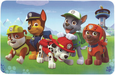 Placemat voor kinderen Paw Patrol 43 x 28 cm - Placemats Multikleur